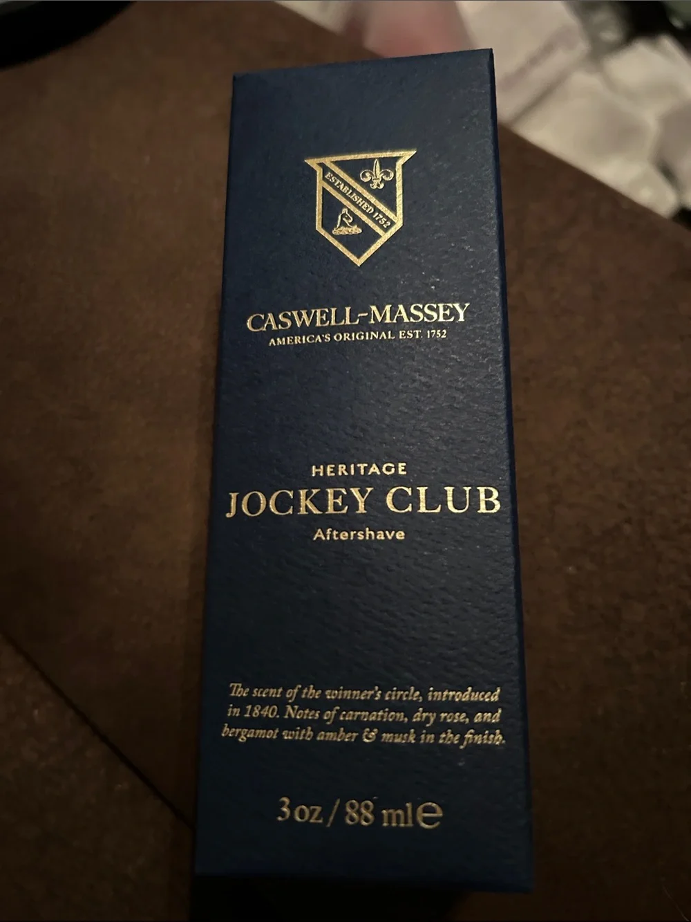 Heritage Jockey Club Aftershave - Navy Blue